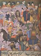 william r clark det var med en kamelkaravan som den ovan ur en medeltida persisk bok som anthony fenkinson 1558 forsokte att ta sig fram till det legendomspunna catha painting